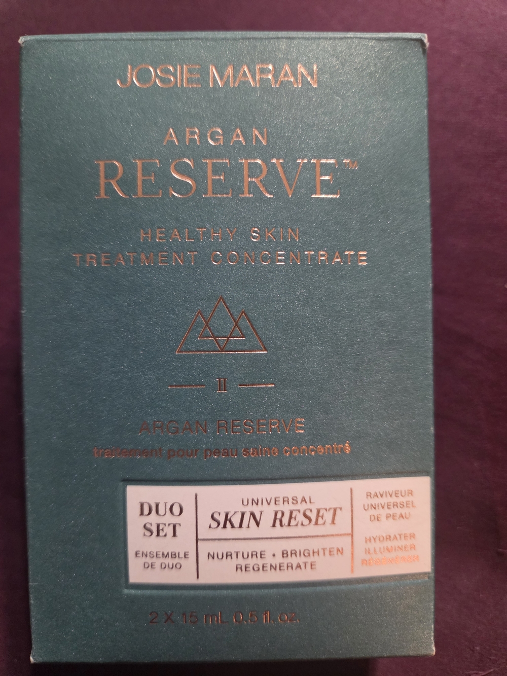 JOSIE MARAN Teal Argan Reserve Healthy Skin Treatment Concentrate